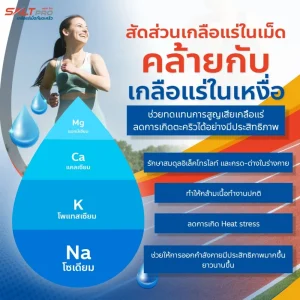 เกลือแร่เม็ดเคี้ยว ซอลท์ โปร